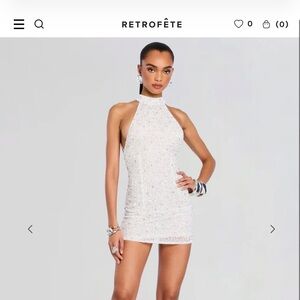 Retrofete Olivia Sequin Mini Dress